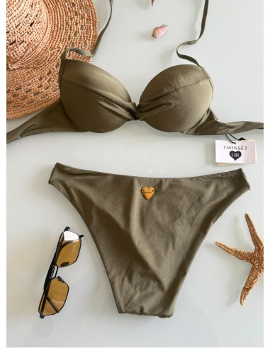 Bikini push- up olive Twinset