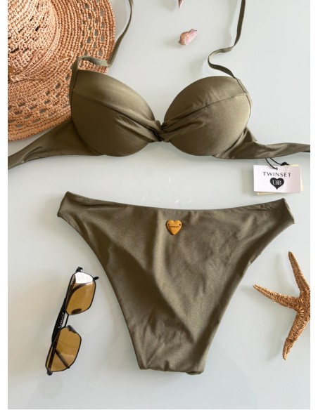 Bikini push- up olive Twinset