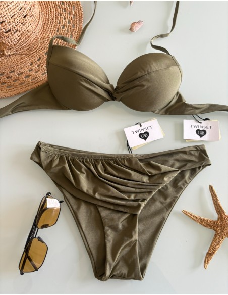 Bikini push- up olive Twinset