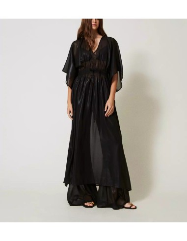 Caftano in georgette laminata Twinset