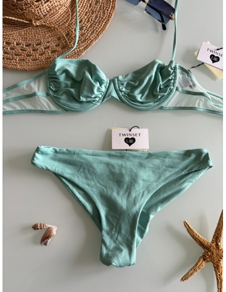 Bikini verde acqua Twinset
