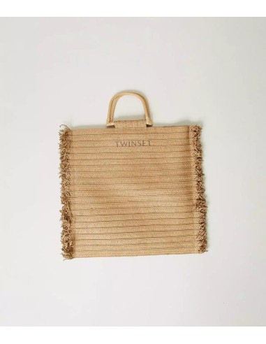Borsa effetto paglia Twinset