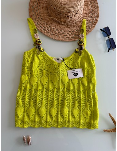 Top ricamato Twinset