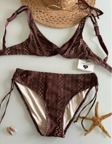 Bikini marrone Twinset