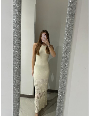 Abito lungo beige Twinset