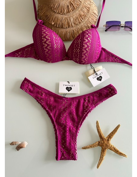 Bikini magenta Twinset