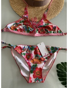 Bikini a brassiera Pin-up
