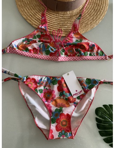 Bikini a brassiera Pin-up