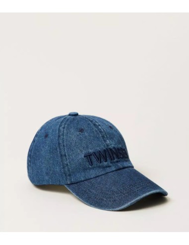 Cappello in denim Twinset