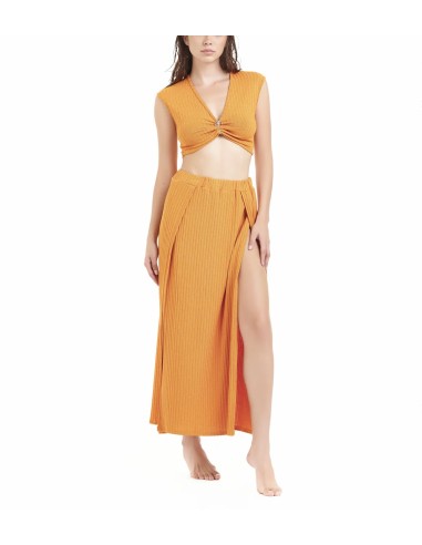 Crop top in maglia Cotazur