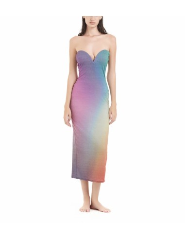 Vestito lungo scollatura a cuore Cotazur