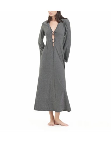 Vestito lungo lurex Cotazur