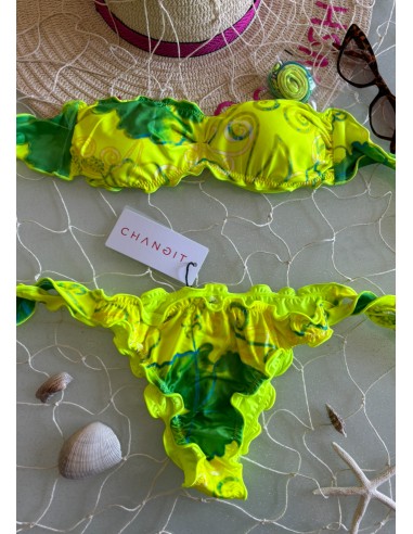 Bikini fascia giallo Changit
