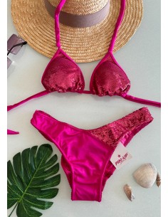 Bikini paillettes Pin-up