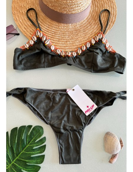 Bikini a fascia Pin-up