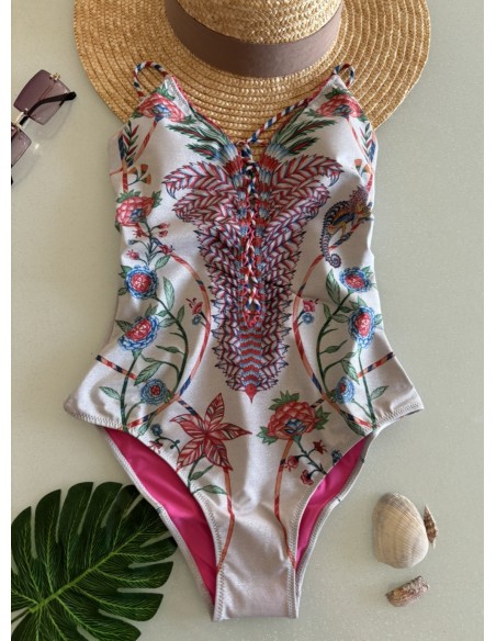 Intero scollo incrociato Pin-up