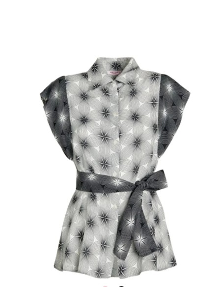 Camicia flower Pin-up