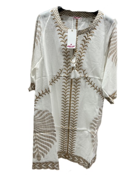 Vestito foglia oro Pin-up