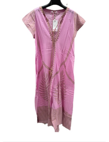 Vestito lungo foglia Pin- up