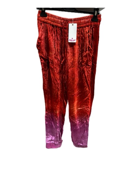 Pantalone ciniglia Pin-up