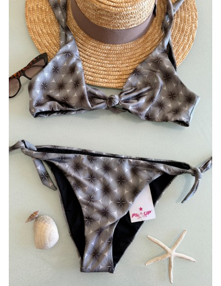 Bikini a brassiera Pin-up