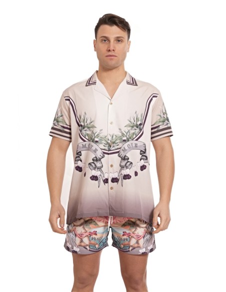 Camicia bowling stampata Angel Move