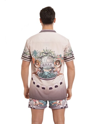 Camicia bowling stampata Angel Move