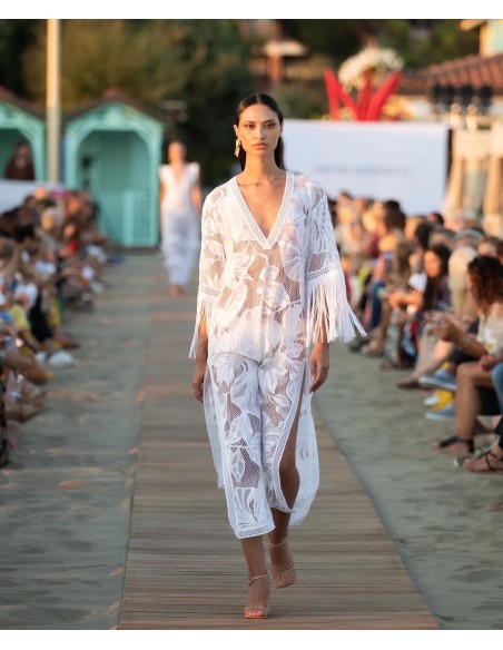 Caftano pizzo Raffaela D'Angelo