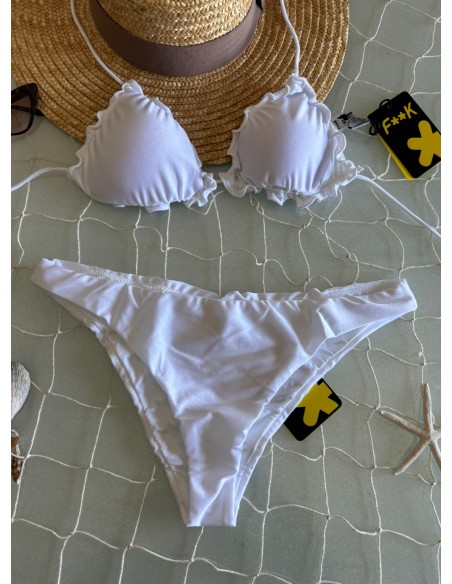 Bikini bianco F**K