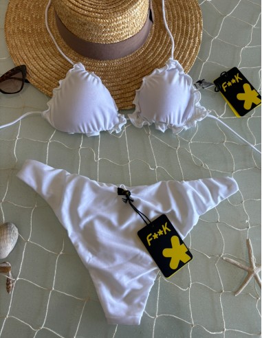 Bikini bianco F**K