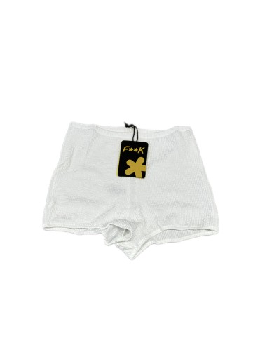 Short bianco F**K