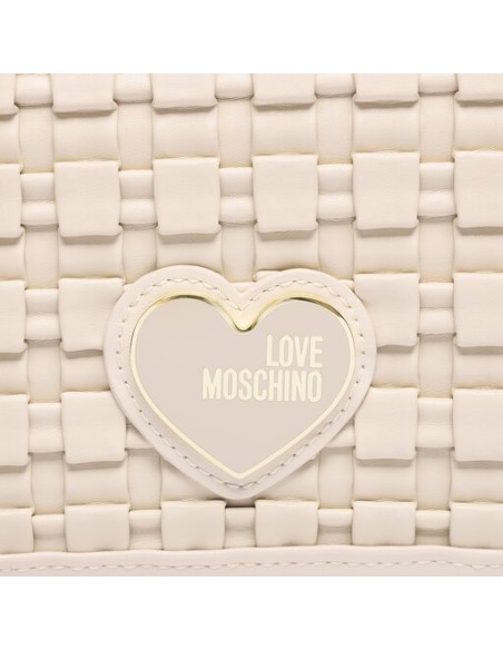 Borsa avorio Love Moschino