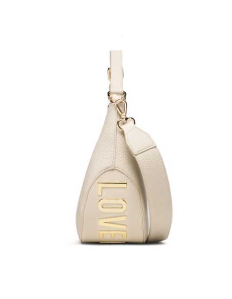 Borsa pu grs avorio Love Moschino