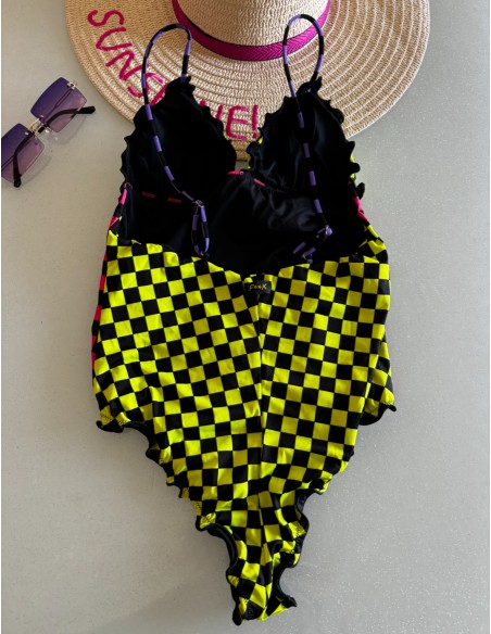 Intero multicolor F**K