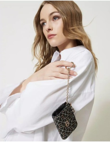 Portacarte con anello portachiavi...