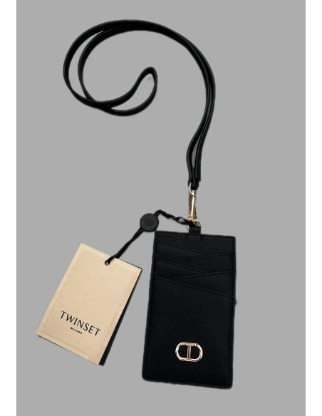 Portacarte con tracolla Twinset