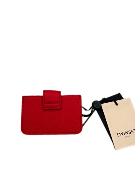 Portacarte rosso Twinset