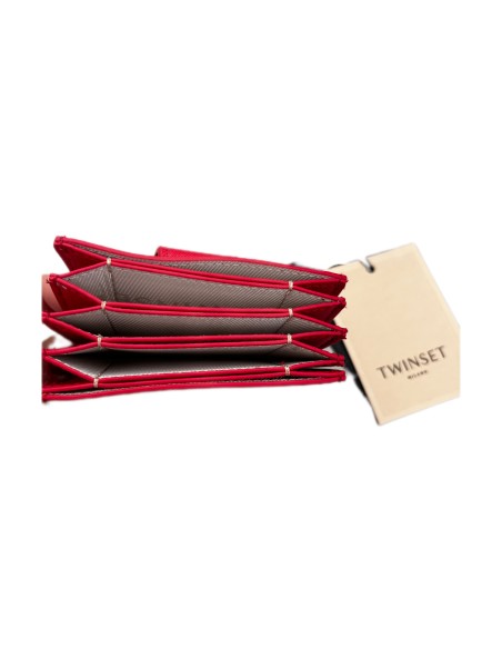 Portacarte rosso Twinset