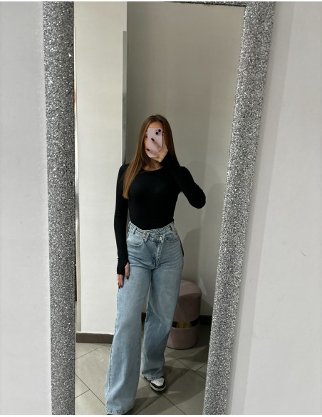 Jeans bustino incrocio