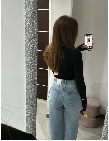 Jeans bustino incrocio