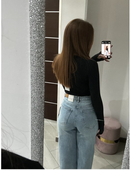 Jeans bustino incrocio