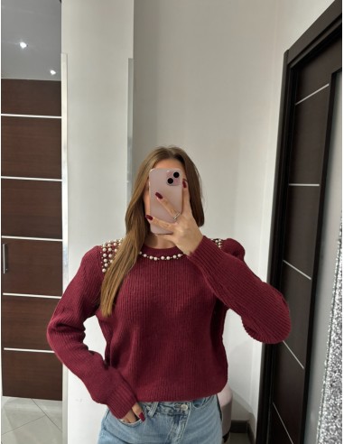 Maglione con perline