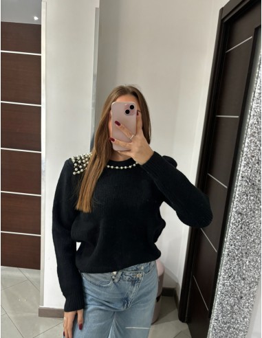 Maglione con perline