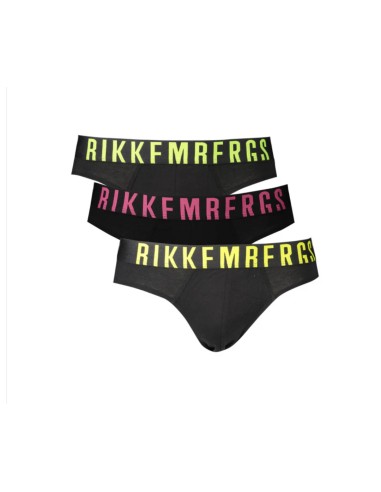 Slip uomo nero Tri-pack Bikkembergs