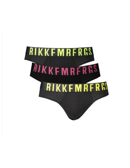 Slip uomo nero Tri-pack Bikkembergs