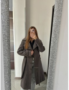 Cappotto con cintura Camomilla 2