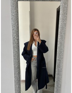 Cappotto blu Camomilla 2