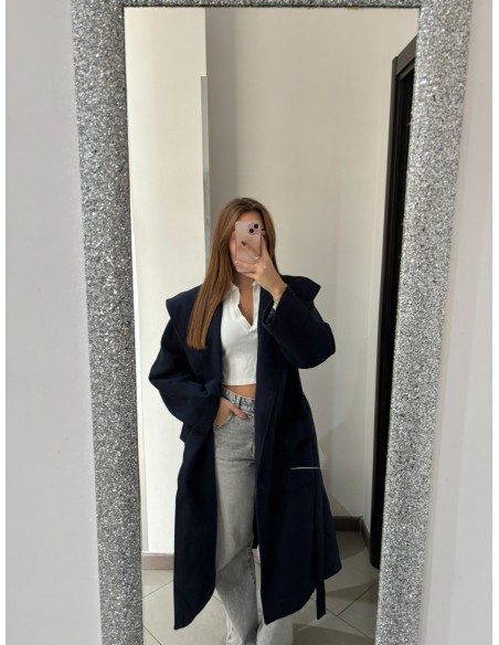 Cappotto blu Camomilla