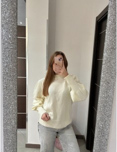 Maglione panna Camomilla 2