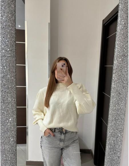 Maglione panna Camomilla